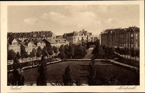 Ak Erfurt in Thüringen, Nordpark