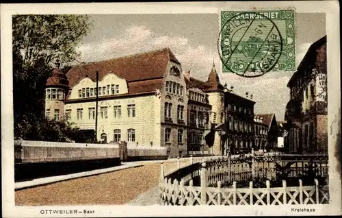 Ak Ottweiler im Saarland, Kreishaus