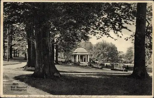 Ak Bad Nenndorf an der Weser, Sonnengarten