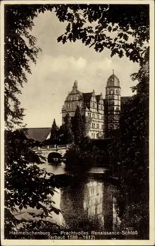 Ak Hämelschenburg Amelgatzen Emmerthal im Weserbergland, Schloss Hämelschenburg