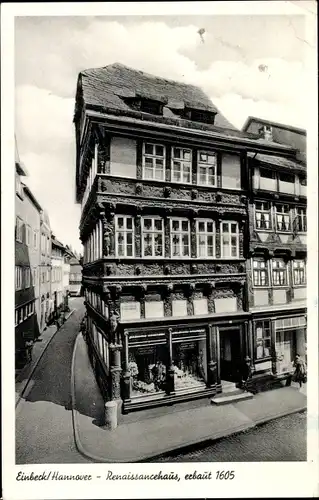 Ak Einbeck in Niedersachsen, Renaissancehaus