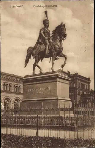 Ak Hannover in Niedersachsen, Ernst-August-Denkmal