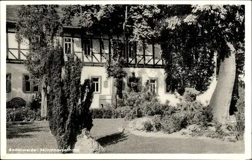 Ak Bodenwerder in Niedersachsen, Münchhausenhaus