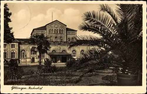 Ak Göttingen in Niedersachsen, Bahnhof