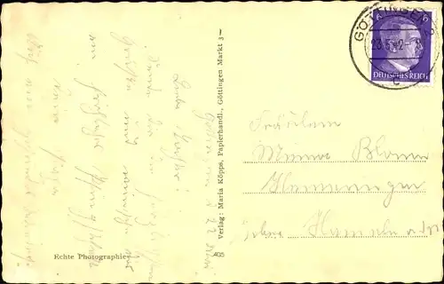 Ak Göttingen in Niedersachsen, Bahnhof