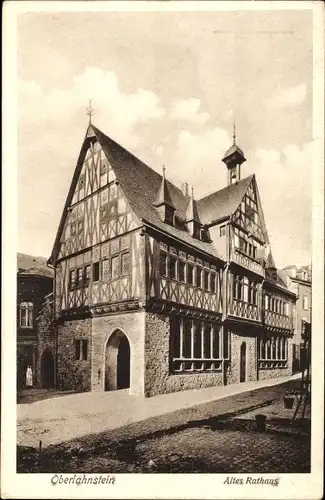 Ak Oberlahnstein Lahnstein am Rhein, altes Rathaus