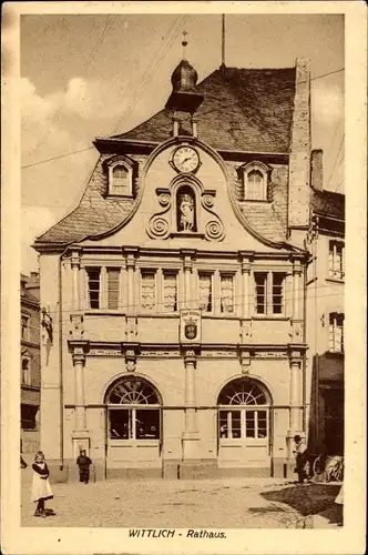 Ak Wittlich in der Eifel, Rathaus