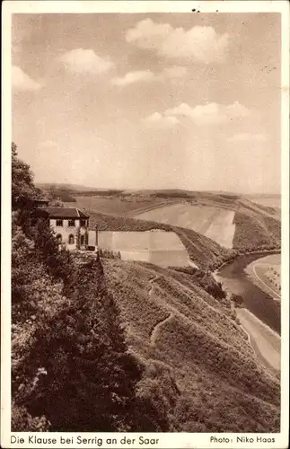 Ak Kastel Staadt an der Saar, Klause Kastel, Panorama