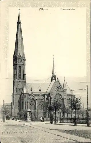 Ak Hamburg Altona, Friedenskirche