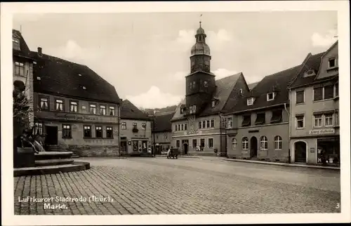 Ak Stadtroda in Thüringen, Markt, Gasthaus