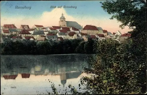 Ak Ronneburg in Thüringen, Teilansicht