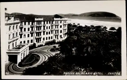 Ak Santos Brasilien, Parque Balneario Hotel