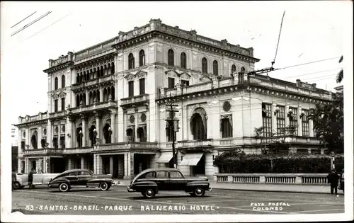 Ak Santos Brasilien, Parque Balneario Hotel