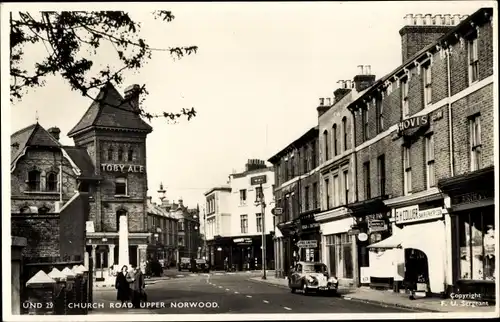 Ak Upper Norwood London England, Church-Road