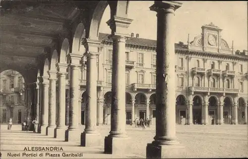 Ak Alessandria Piemonte, Nuovi Portici di Piazza Garibaldi