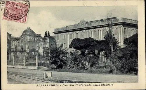Ak Alessandria Piemonte, Castello di Marengo dallo Stradale