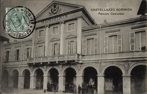 Ak Alessandria Piemonte, Castellazzo Bormida, Palazzo Comunale, Municipio