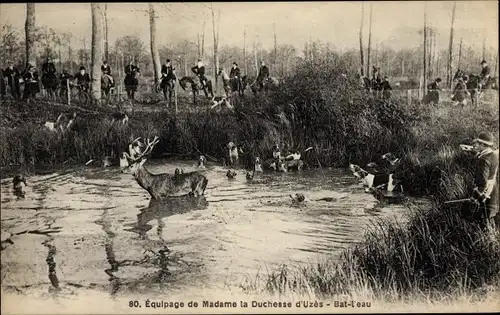 Ak-Crew von Madame la Duchesse d'Uzes, Bat l'eau, Stag