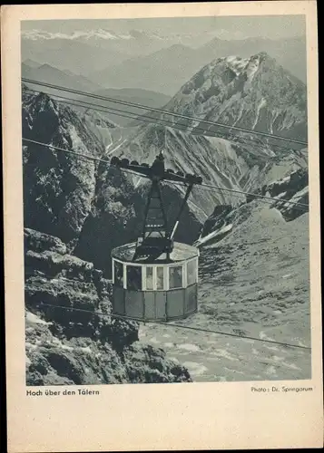 Ak Hoch über den Tälern, Seilbahn, Gebirge