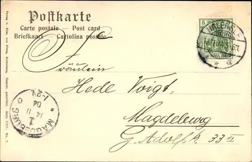 Künstler Litho Mühlberg, G., Kinder in niederländischen Trachten, Wasserträgerin, Eimer