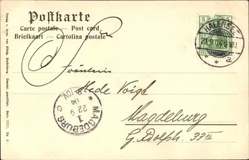 Künstler Litho Mühlberg, G., Kinder in niederländischen Trachten, Spaziergang, Segelboot