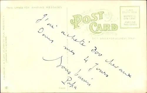 Ak Oklahoma City Oklahoma USA, Main Street westlich vom Broadway