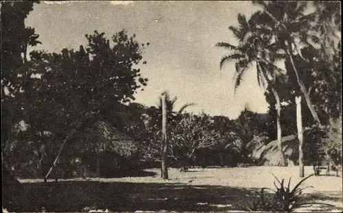 Ak Vila Neue Hebriden Vanuatu, Eingeborenendorf