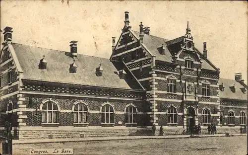 Ak Tongeren Tongeren Flandern Limburg, Gare