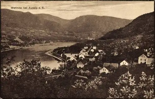 Ak Vaňov Wanow Wannow Ústí nad Labem Aussig an der Elbe, Totalansicht