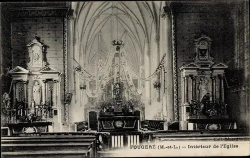 Ak Fougeré Maine-et-Loire, Kircheninneres