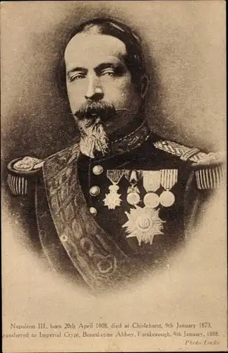 Ak Napoleon III, Portrait, Uniform, Orden
