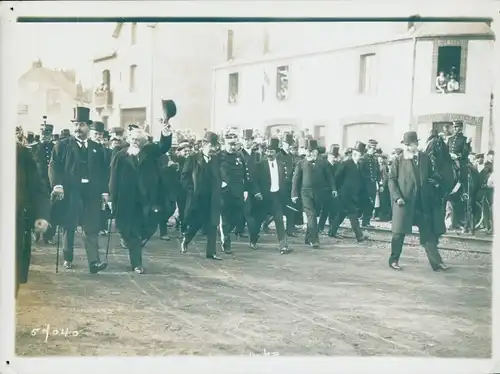 Foto Saint Nazaire Loire Atlantique, Präsident Armand Fallières, 1910