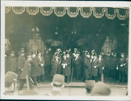 Foto Paris XVI, Bois de Boulogne, Regierungsmitglieder, 1911