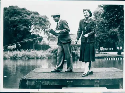 Foto Ranelagh Dublin Irland, Internationale Meisterschaften im Spinnfischen, Jeanteur, Digging