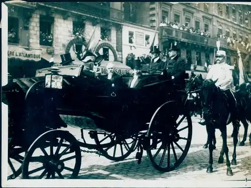 Foto Bordeaux Gironde, Präsident Raymond Poincaré, 1913