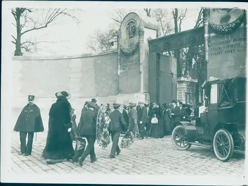Foto Paris XX., Friedhof Père-Lachaise, 1. November 1912