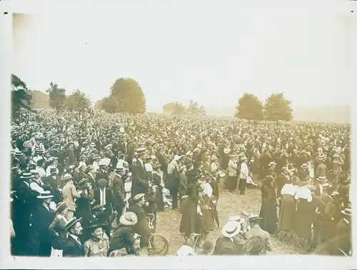 Foto Paris XVI, Bois de Boulogne, Rennbahn Longchamp, Nationalfeiertag 14. Juli 1913