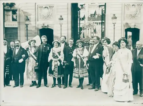 Foto Paris VIII., Elysee, Die Königin der Königinnen, 23. März 1911, Mi Careme Day