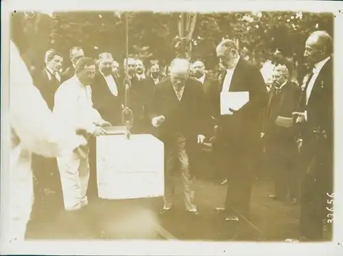 Foto Marseille Bouches du Rhône, Raymond Poincare im Prado, 13. Oktober 1913