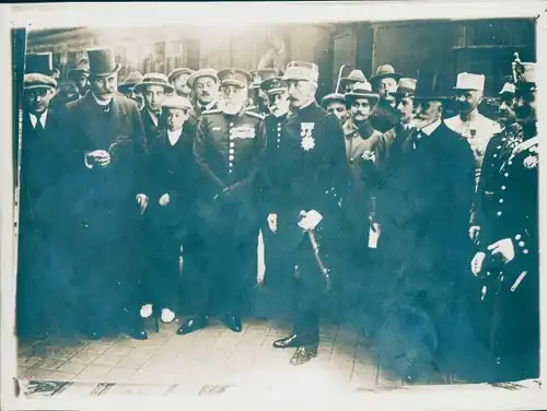 Foto Madrid, Reise von Raymond Poincaré 1913, General Luque