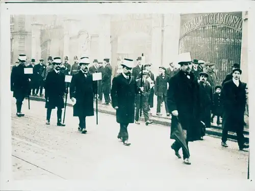 Foto Der Londoner Fahrerstreik, 1913