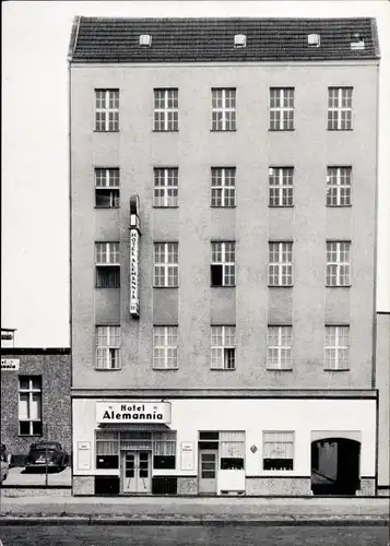Ak Berlin Kreuzberg, Hotel Alemannia, Anhalter Straße 10