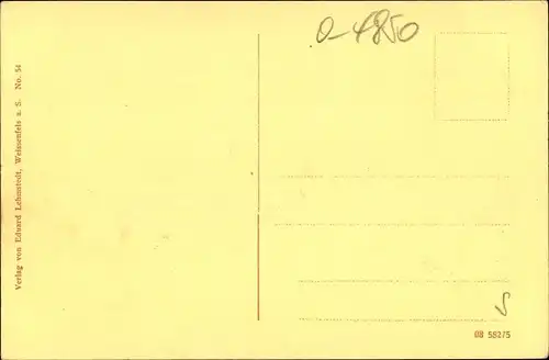 Passepartout Ak Weißenfels an der Saale, Königliches Lehrer-Seminar, Schiffertor, St.-Claren-Kloster