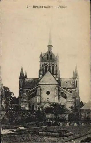Ak Braine-Aisne, Kirche