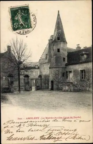 Ak Ambleny Aisne, Rathaus, ehemaliges Wachhaus