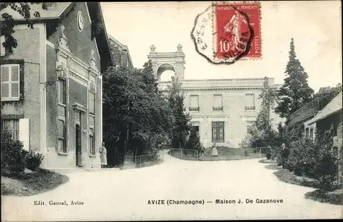 Ak Avize Marne, Maison J. De Gazanove