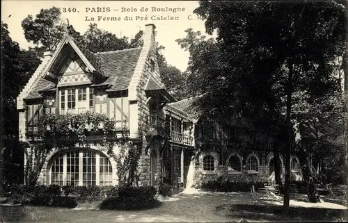 Ak Paris XVI., Bois de Boulogne, La Ferme du Pré Catelan