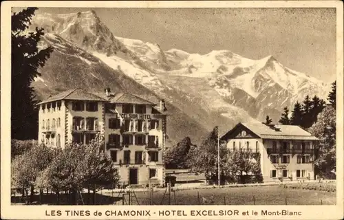 Ak Chamonix Mont Blanc Haute Savoie, Hotel Excelsior