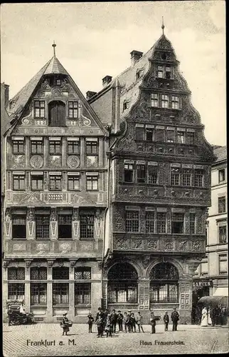 Ak Frankfurt am Main, Haus Frauenstein, Salzhaus