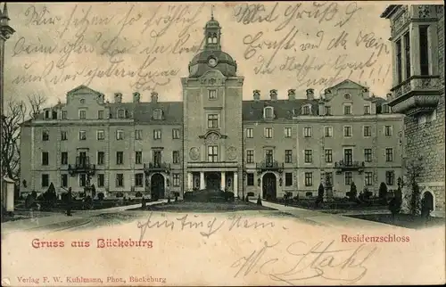 Ak Bückeburg im Kreis Schaumburg, Residenzschloss